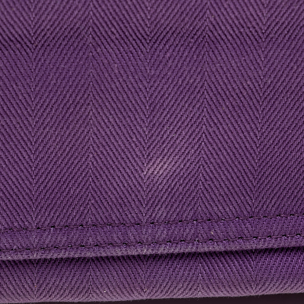 Luxury Hermes Canvas Leather Cabalicol Tote (SHF-21627)