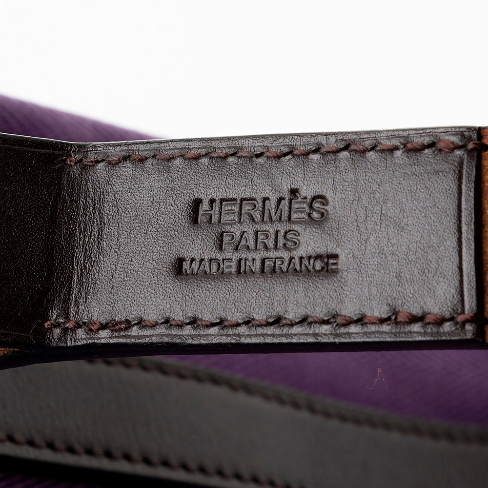 Luxury Hermes Canvas Leather Cabalicol Tote (SHF-21627)