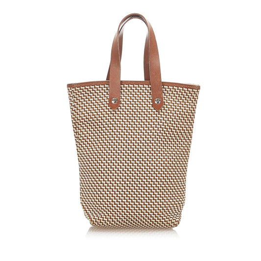 Luxury Hermes Canvas Tote (SHG-17376)