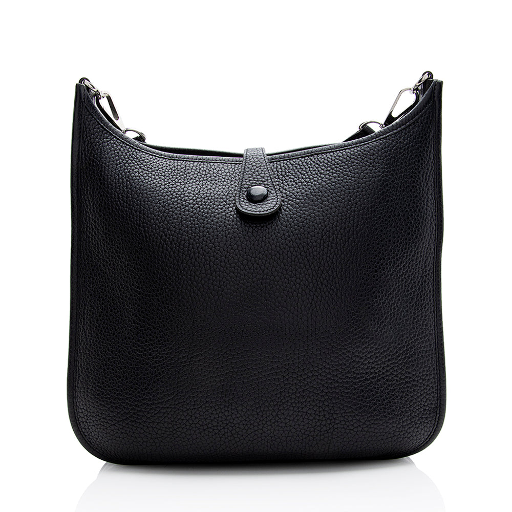 Luxury Hermes Clemence Evelyne I PM Shoulder Bag (SHF-21644)