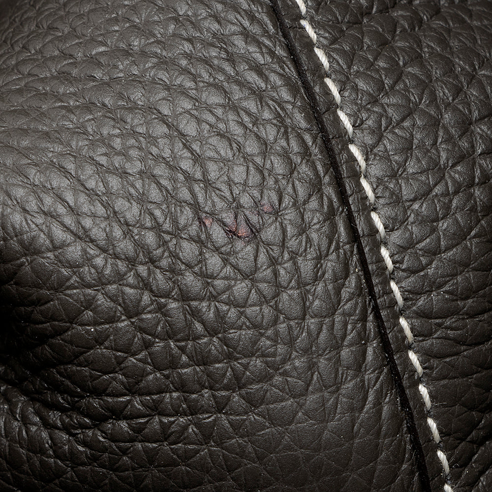 Luxury Hermes Clemence Leather Double Sens 45 Tote (SHF-20430)