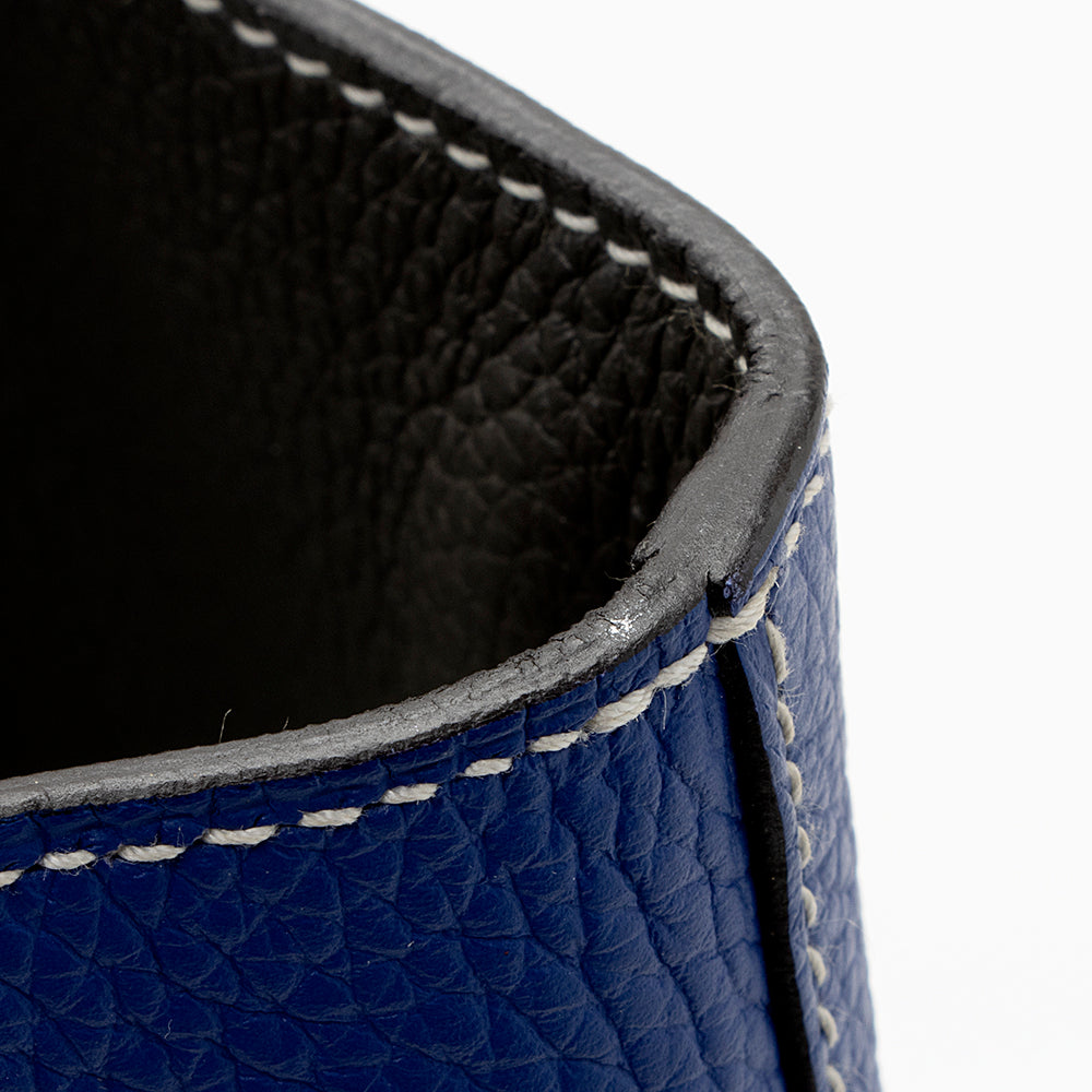 Luxury Hermes Clemence Leather Double Sens 45 Tote (SHF-20430)