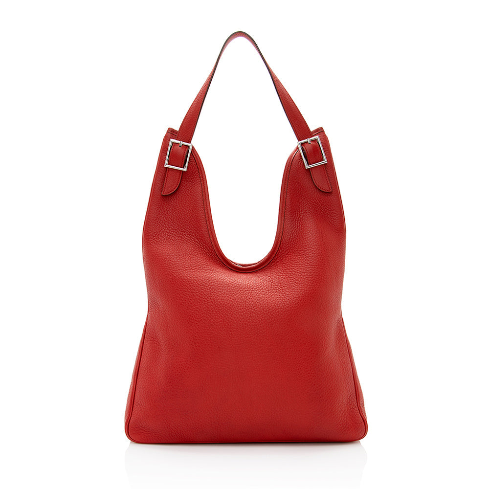 Luxury Hermes Clemence Leather Massai PM Bag (SHF-20215)
