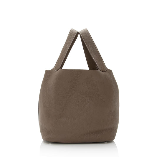 Luxury Hermes Clemence Picotin GM Shoulder Bag (SHF-22199)