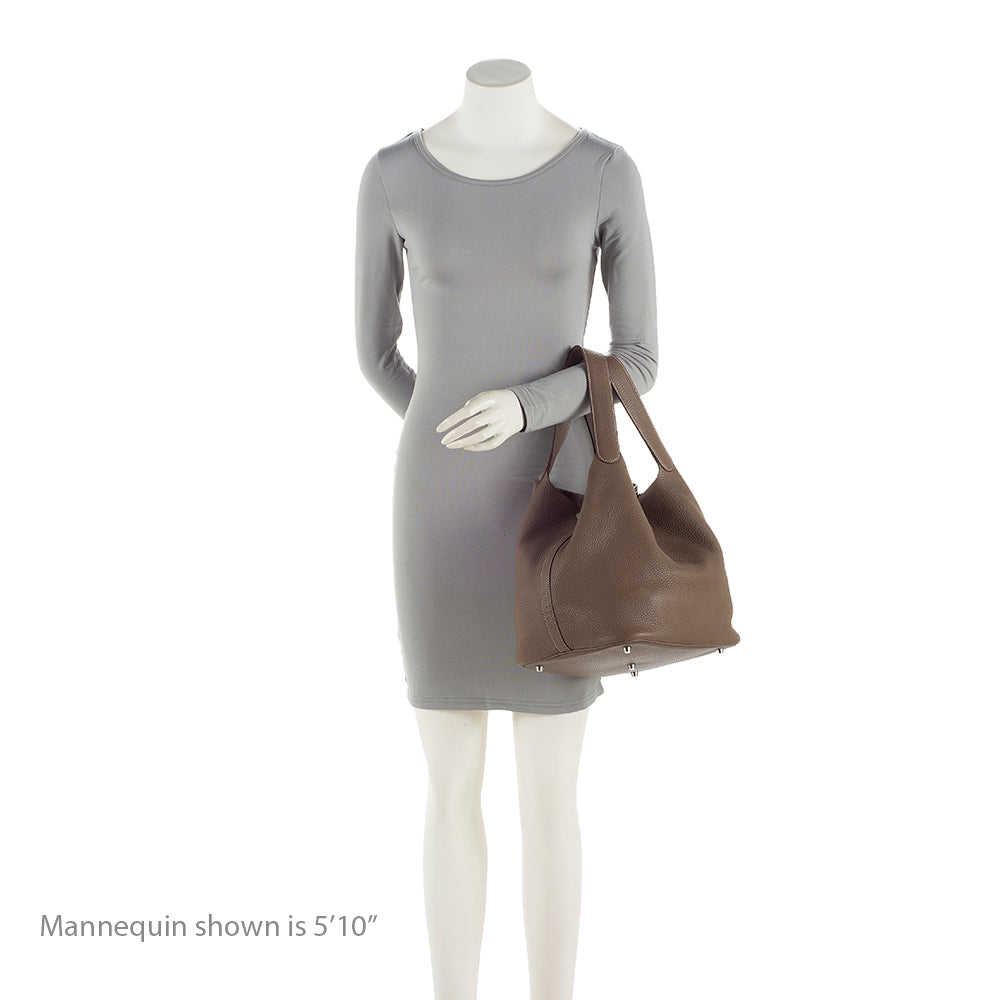Luxury Hermes Clemence Picotin GM Shoulder Bag (SHF-22199)