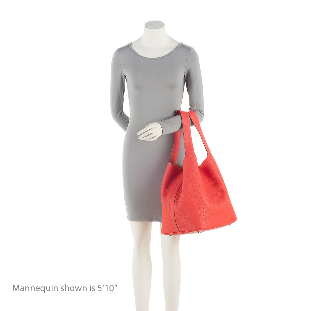Luxury Hermes Clemence Picotin TGM Shoulder Bag (SHF-21597)