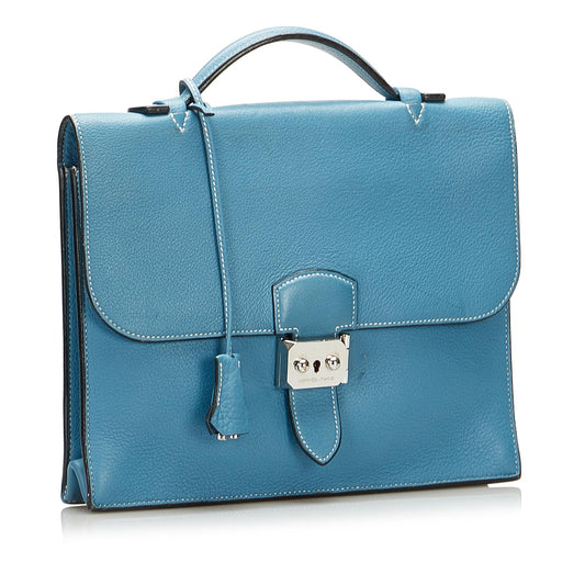Luxury Hermes Clemence Sac a Depeches 27 (SHG-YGXbv0)