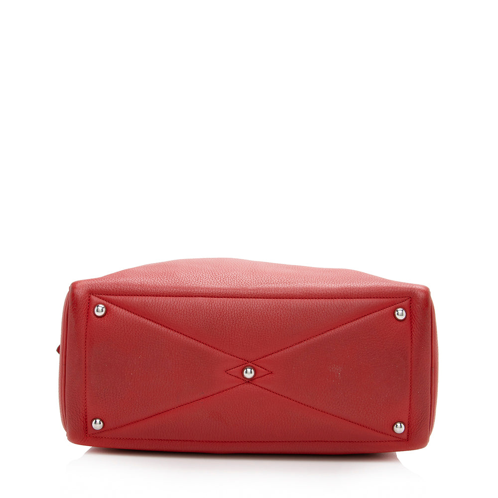 Luxury Hermes Clemence Victoria II f35 cm Satchel - FINAL SALE (SHF-15062)