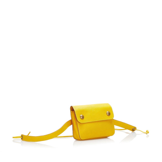 Luxury Hermes Courchevel Pochette Green Waist Bag (SHG-oMt7Ji)