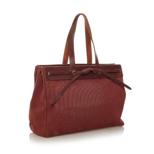 Luxury Hermes Herbag Cabas MM (SHG-28377)