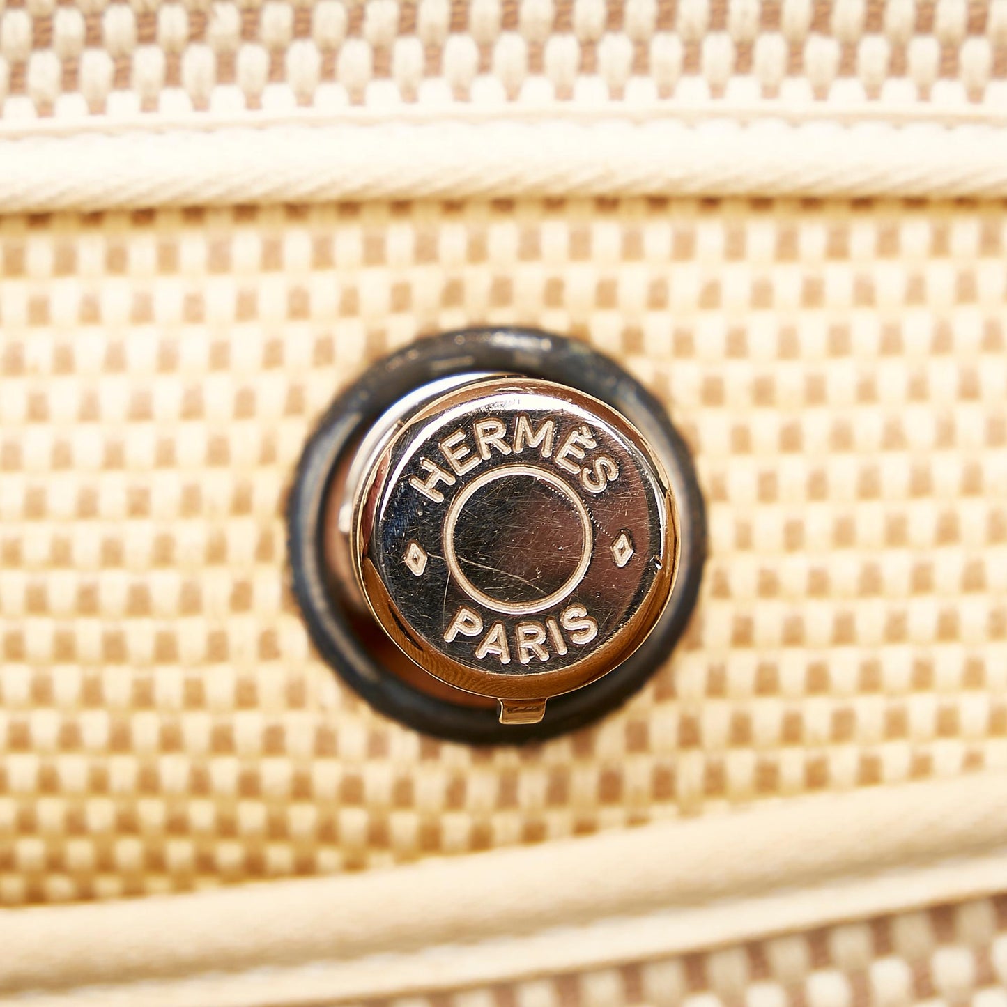Luxury Hermes Herbag Canvas Backpack (SHG-29550)