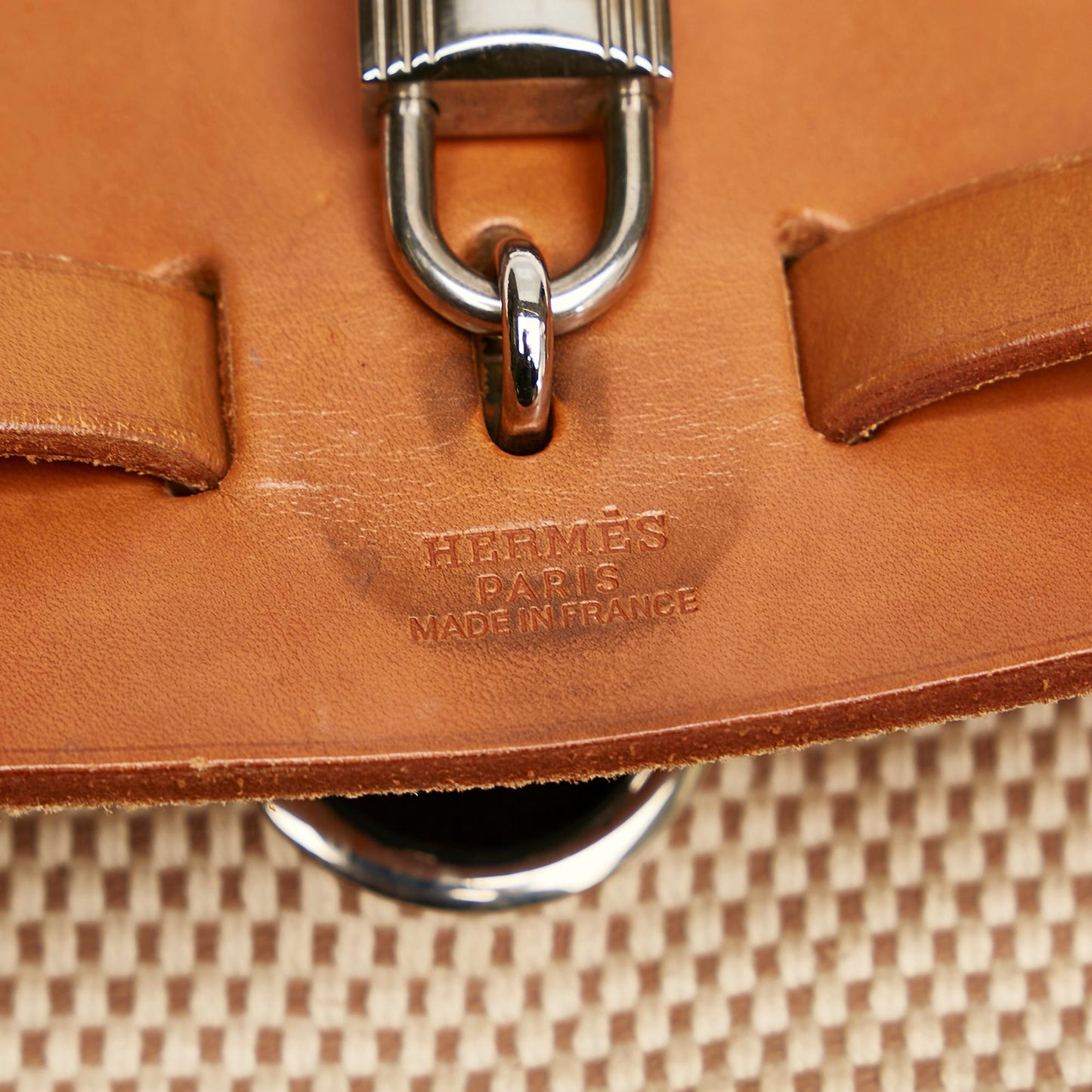 Luxury Hermes Herbag Canvas Backpack (SHG-29550)