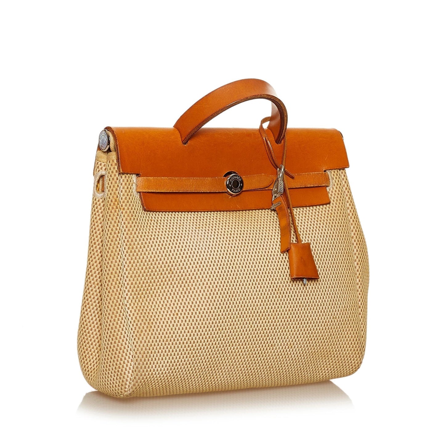 Luxury Hermes Herbag Canvas Backpack (SHG-29550)
