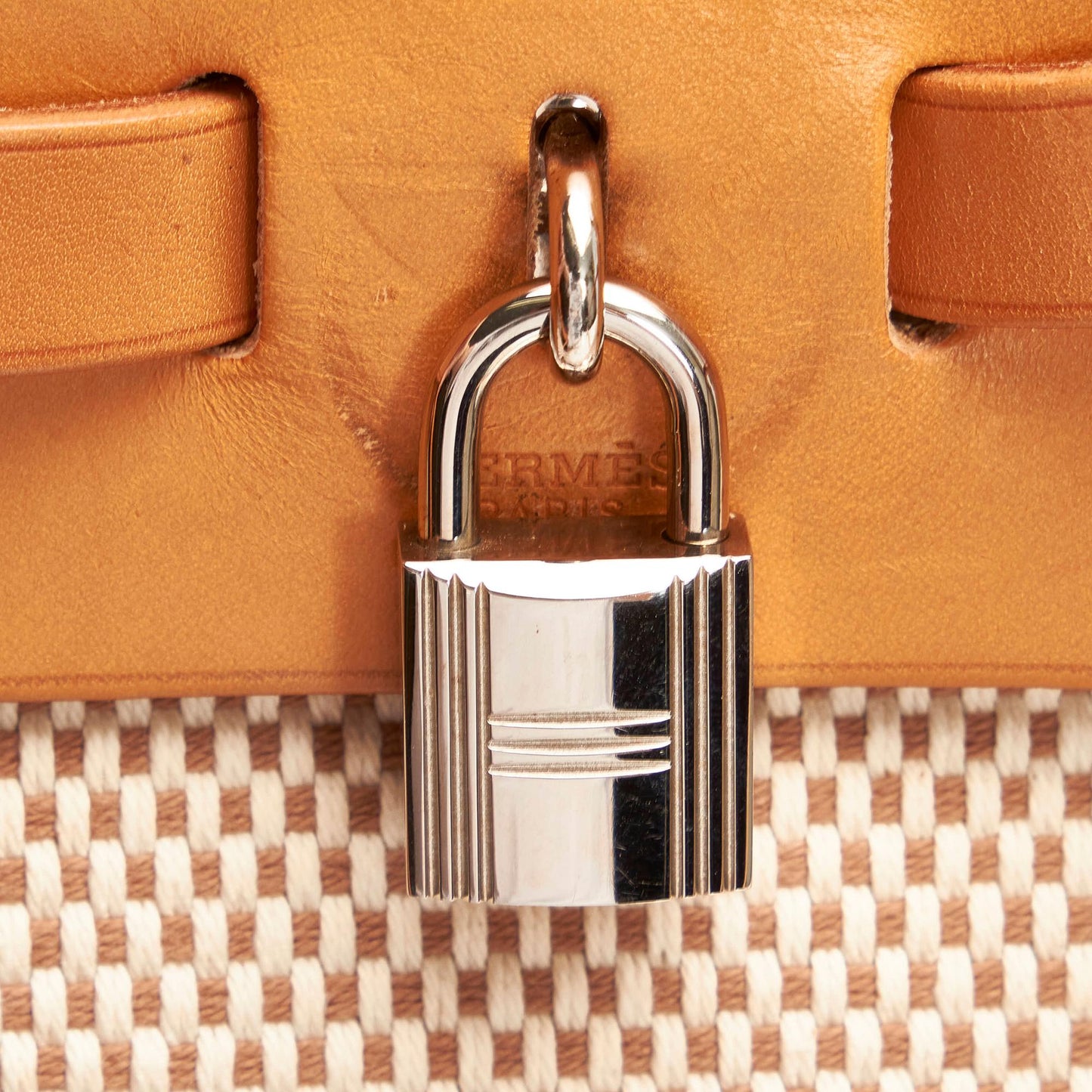 Luxury Hermes Herbag Canvas Backpack (SHG-33722)
