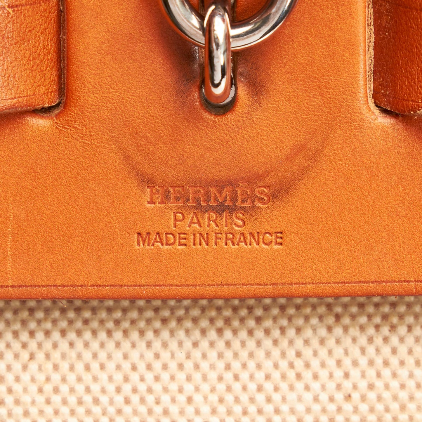Luxury Hermes Herbag Canvas Satchel (SHG-33496)