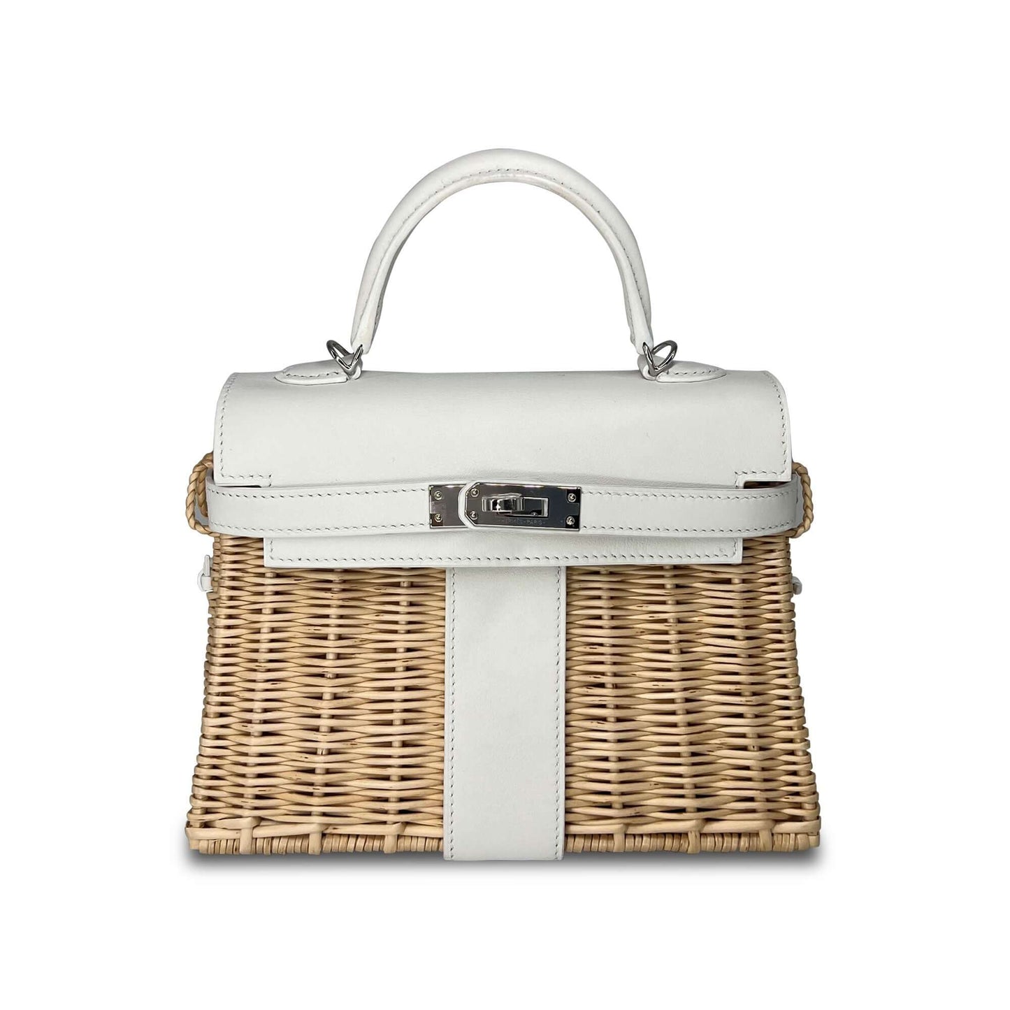 Top Quality Luxury Hermes Kelly Designer Bag in white K20