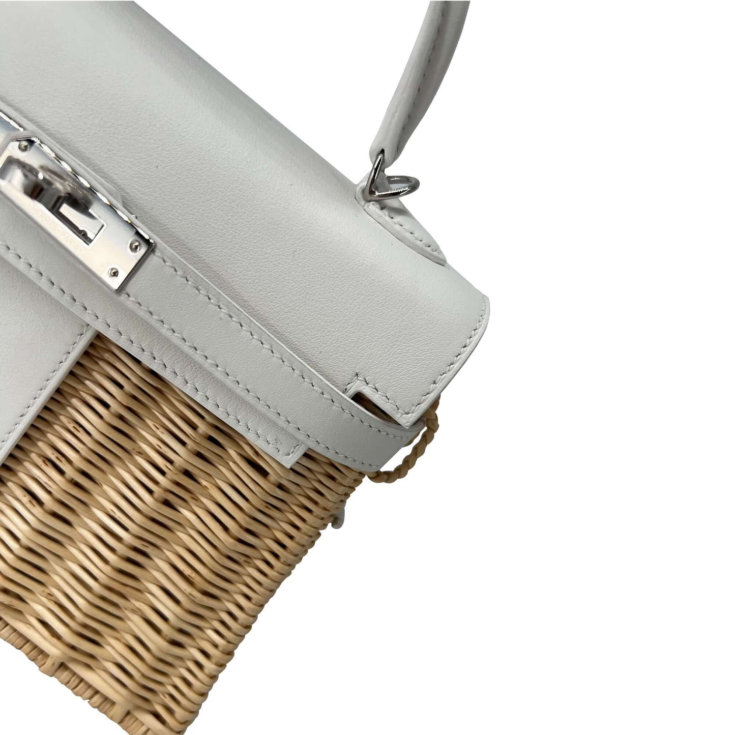 Top Quality Luxury Hermes Kelly Designer Bag in white K20