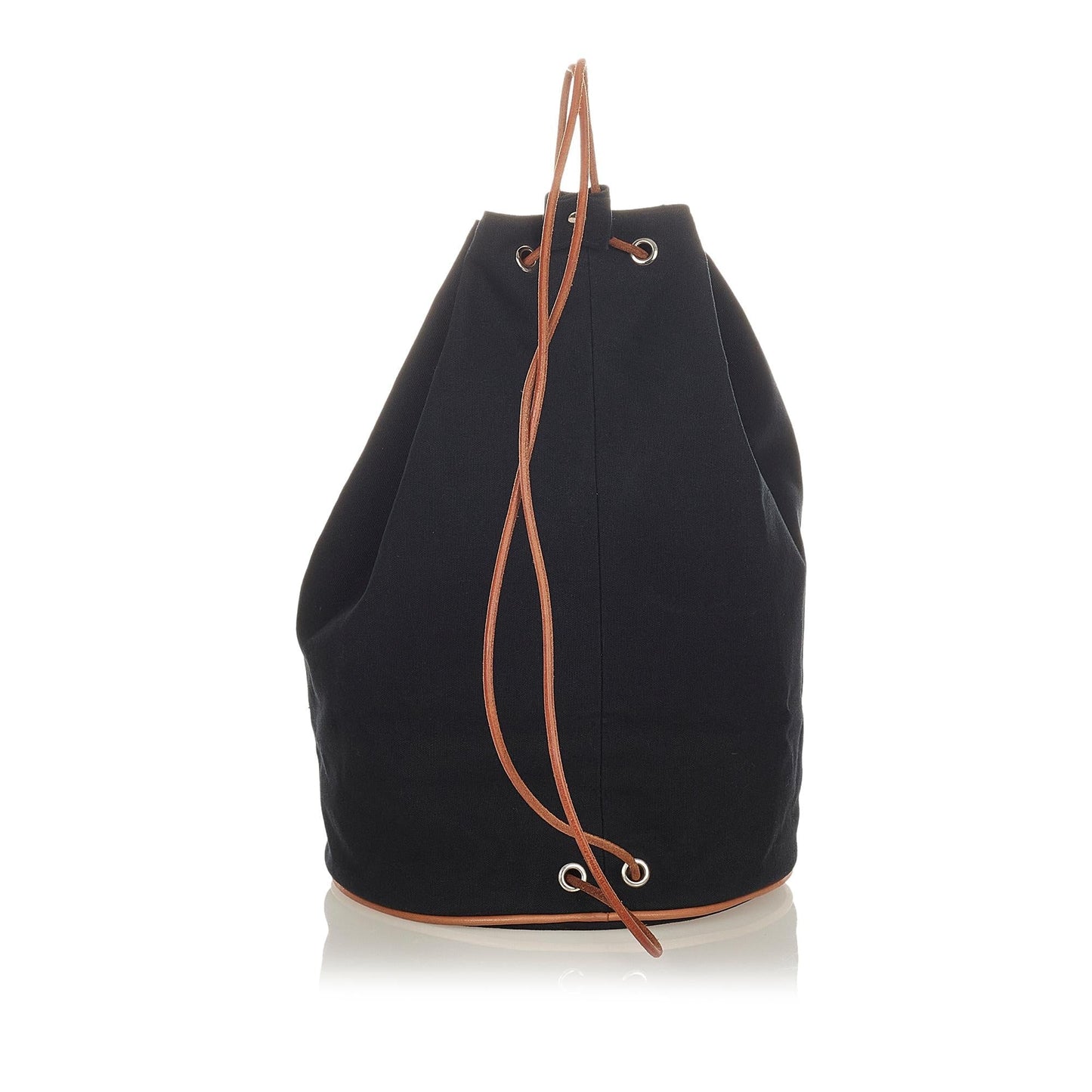 Luxury Hermes Polochon Mimile Canvas Backpack (SHG-25321)