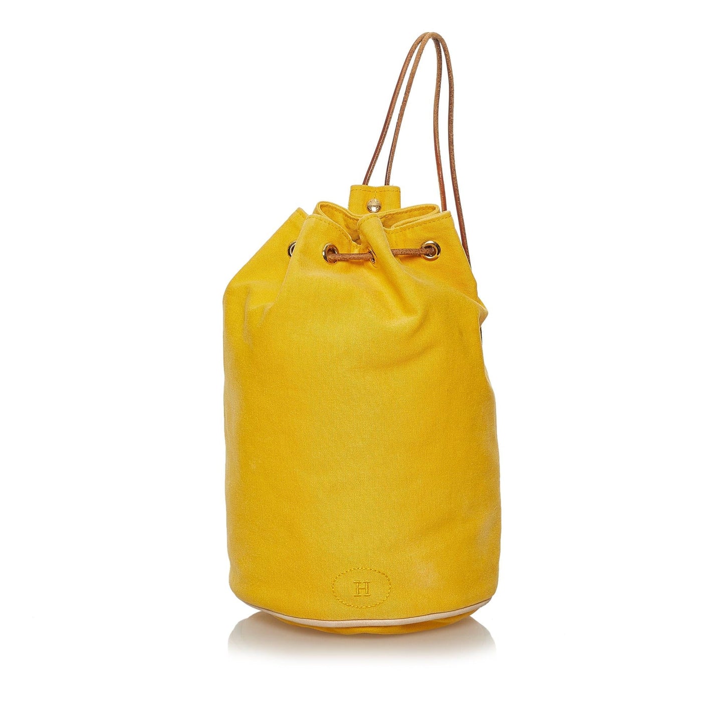 Luxury Hermes Polochon Mimile Canvas Backpack (SHG-28391)