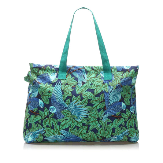 Luxury Hermes Printed Canvas Tote Bag (SHG-11688)