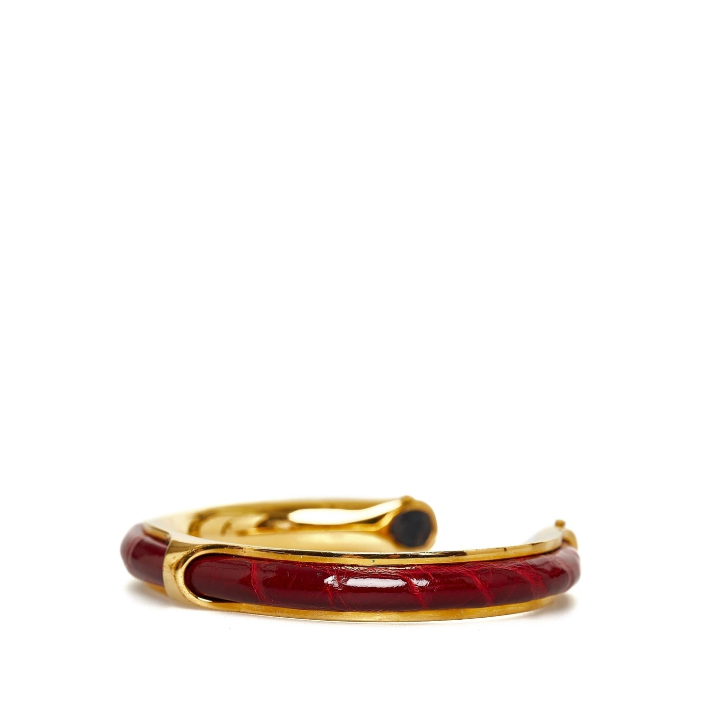 Luxury Hermes Printed Enamel Bangle (SHG-BozjXv)