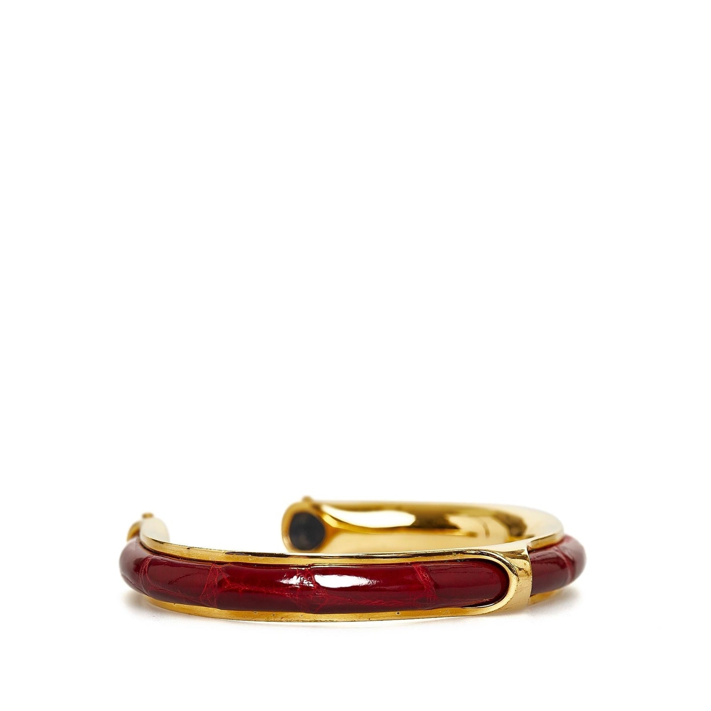 Luxury Hermes Printed Enamel Bangle (SHG-BozjXv)