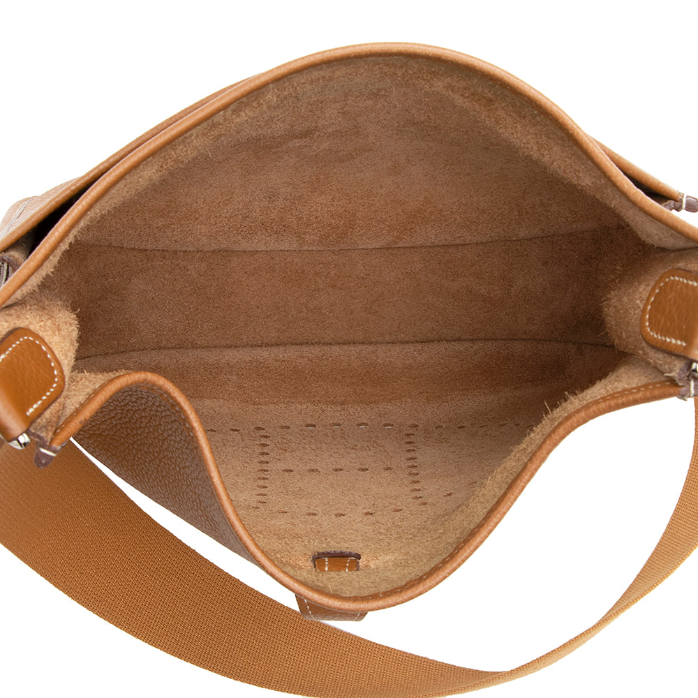 Luxury Hermes Taurillion Clemence Evelyne II PM Shoulder Bag (SHF-20811)
