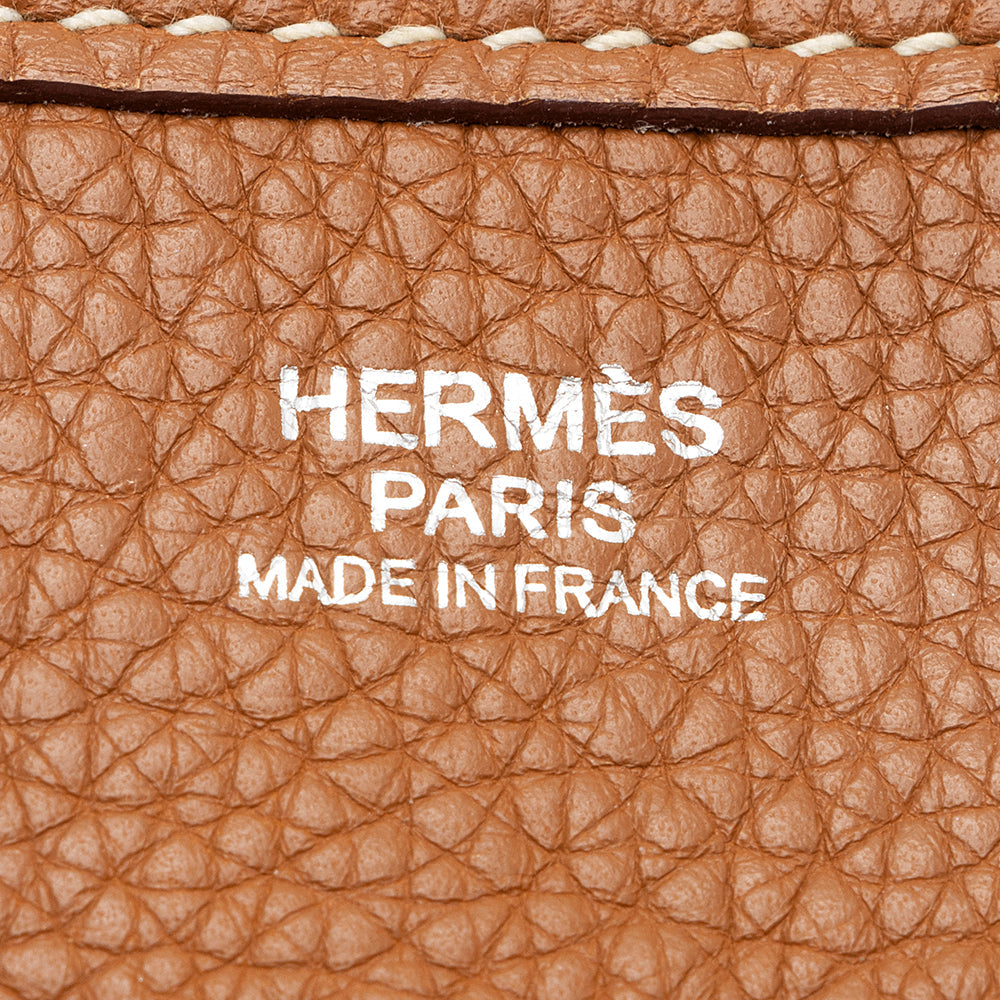 Luxury Hermes Taurillion Clemence Evelyne II PM Shoulder Bag (SHF-20811)