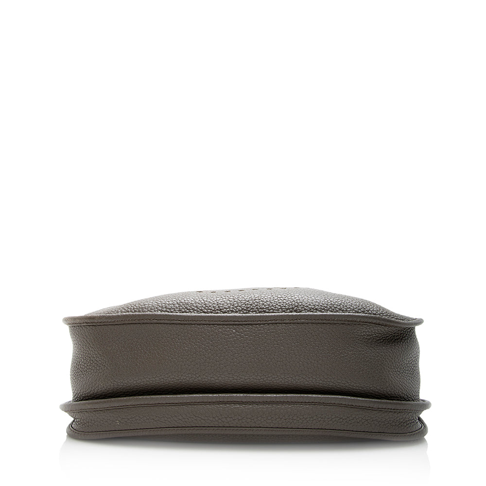 Luxury Hermes Taurillon Clemence Evelyne III PM Shoulder Bag (SHF-20581)