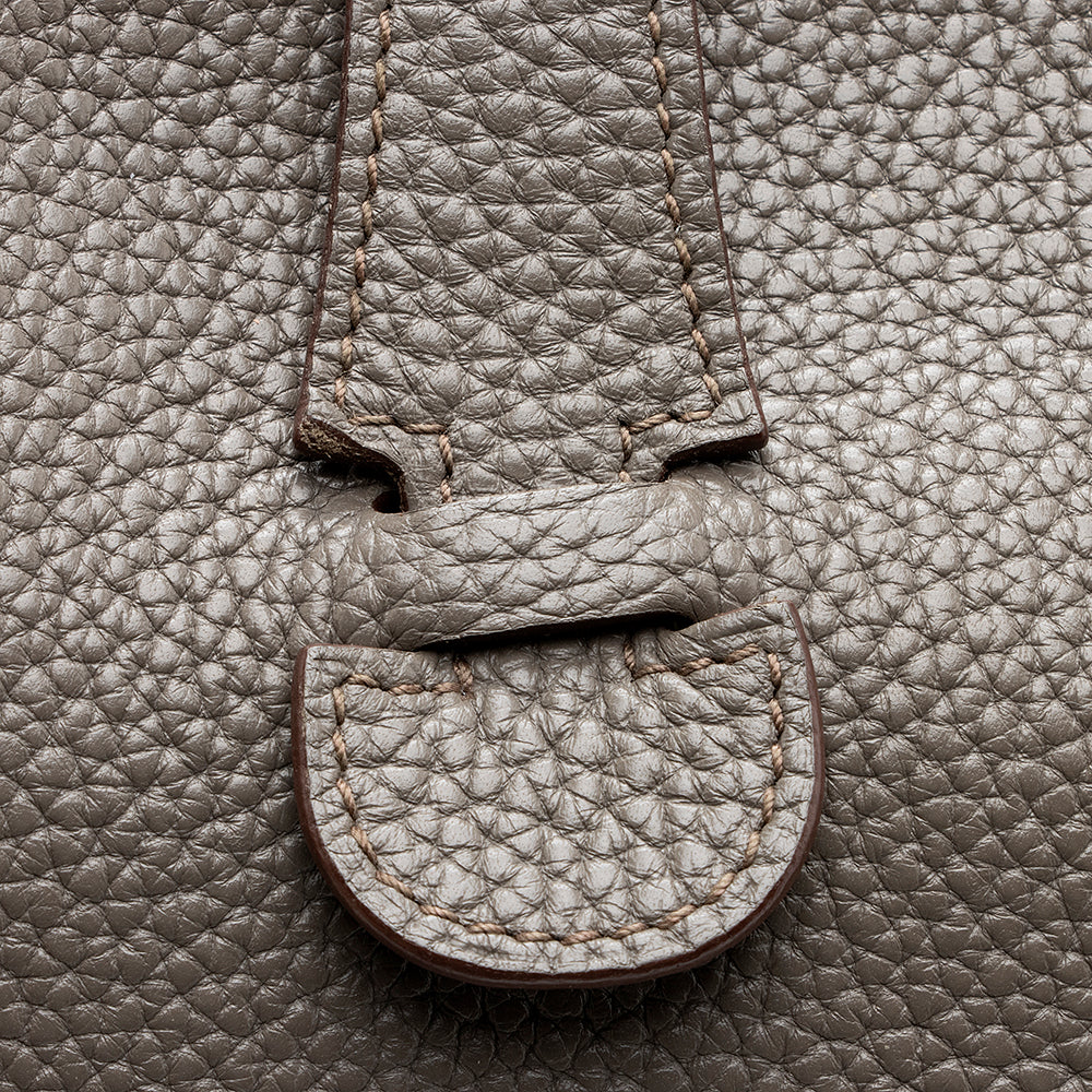 Luxury Hermes Taurillon Clemence Evelyne III PM Shoulder Bag (SHF-20581)