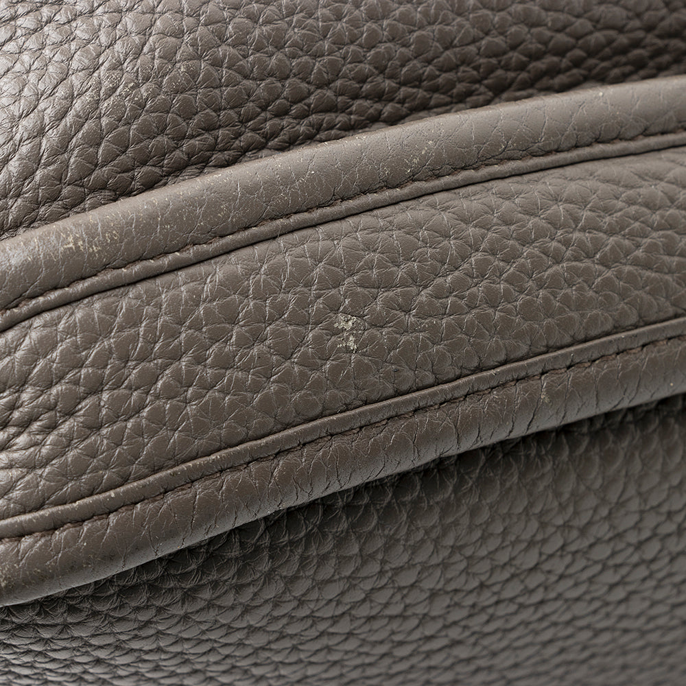 Luxury Hermes Taurillon Clemence Evelyne III PM Shoulder Bag (SHF-20581)