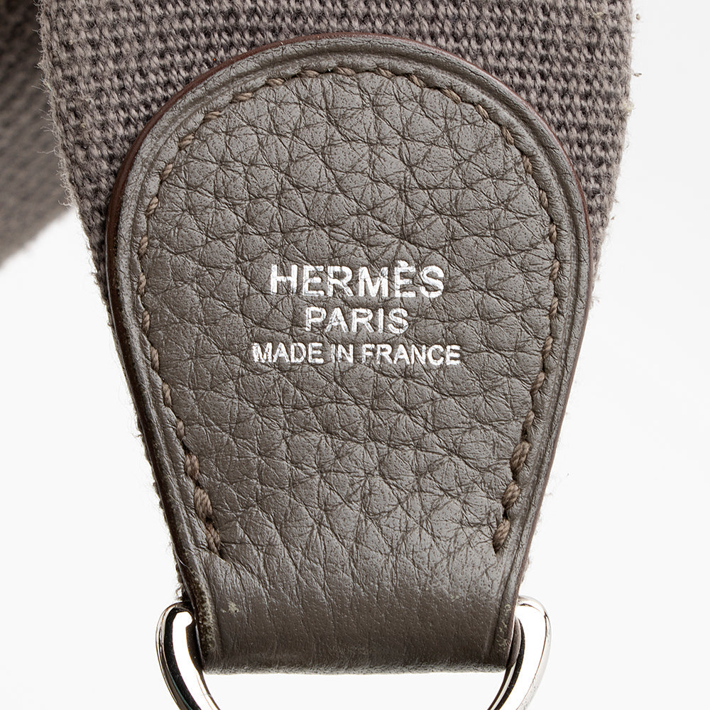 Luxury Hermes Taurillon Clemence Evelyne III PM Shoulder Bag (SHF-20581)