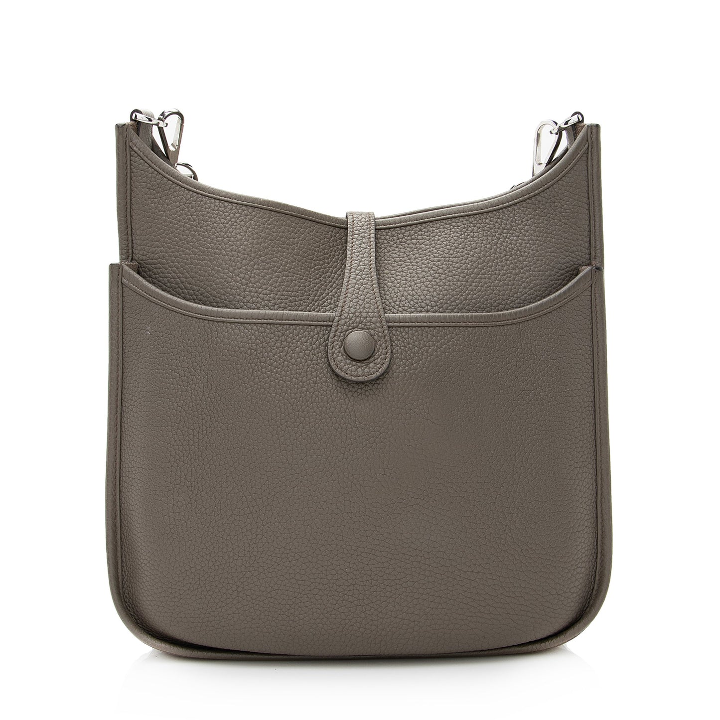 Luxury Hermes Taurillon Clemence Evelyne III PM Shoulder Bag (SHF-22515)