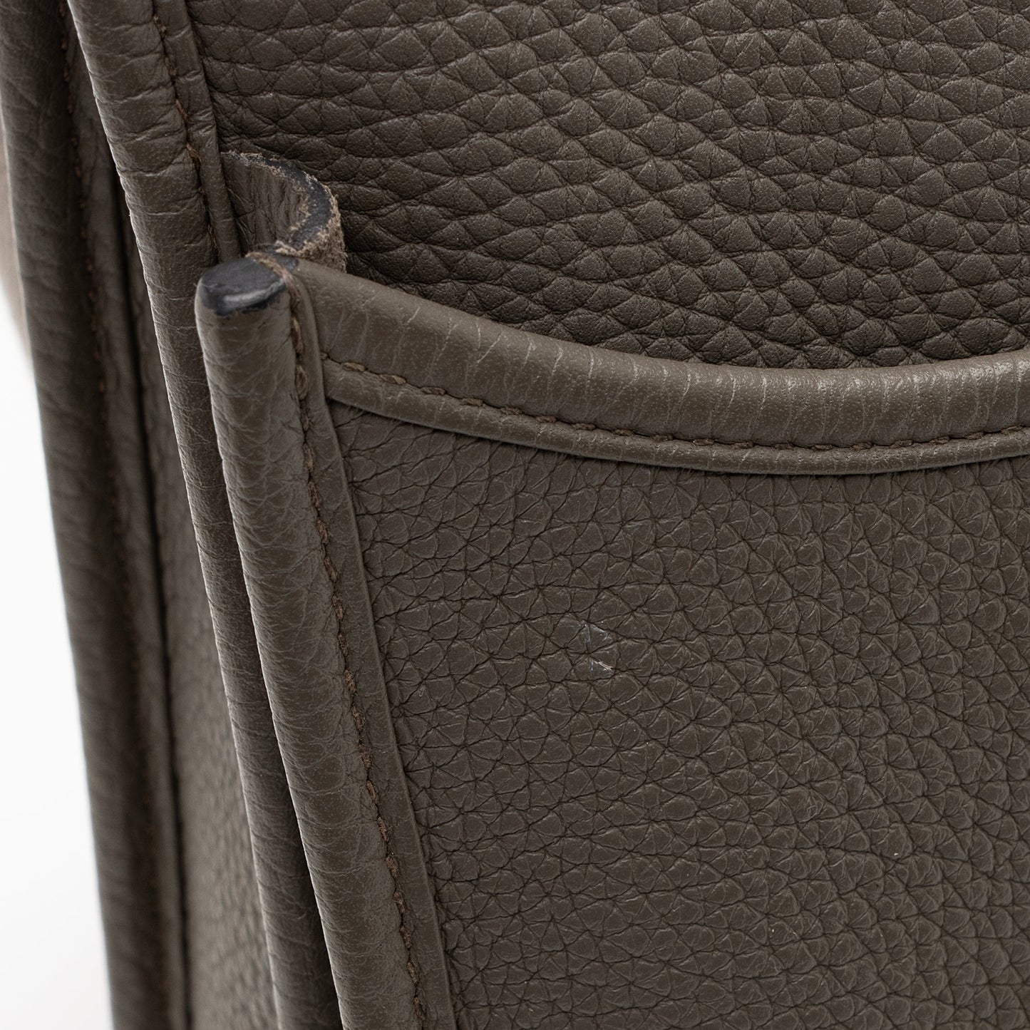 Luxury Hermes Taurillon Clemence Evelyne III PM Shoulder Bag (SHF-22515)