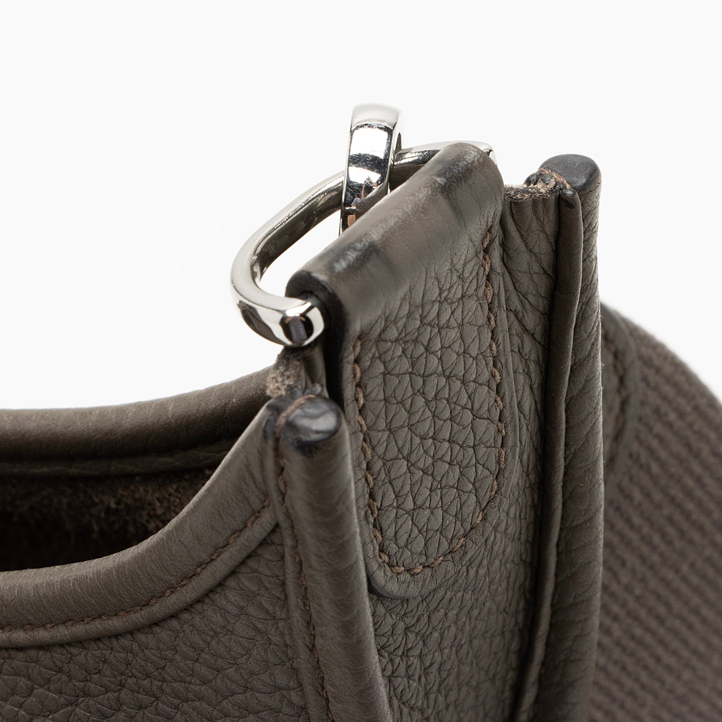 Luxury Hermes Taurillon Clemence Evelyne III PM Shoulder Bag (SHF-22515)