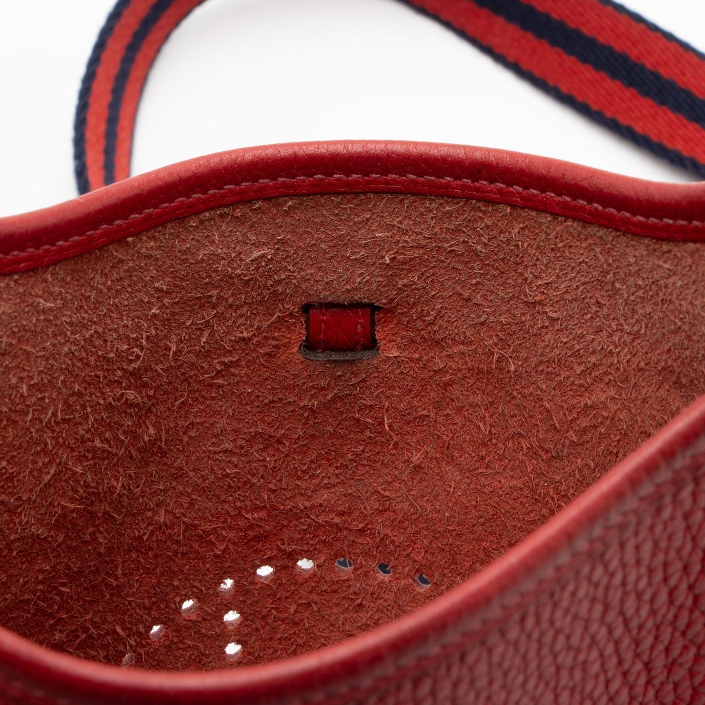 Luxury Hermes Taurillon Clemence Evelyne TPM Shoulder Bag (SHF-UsNDGA)