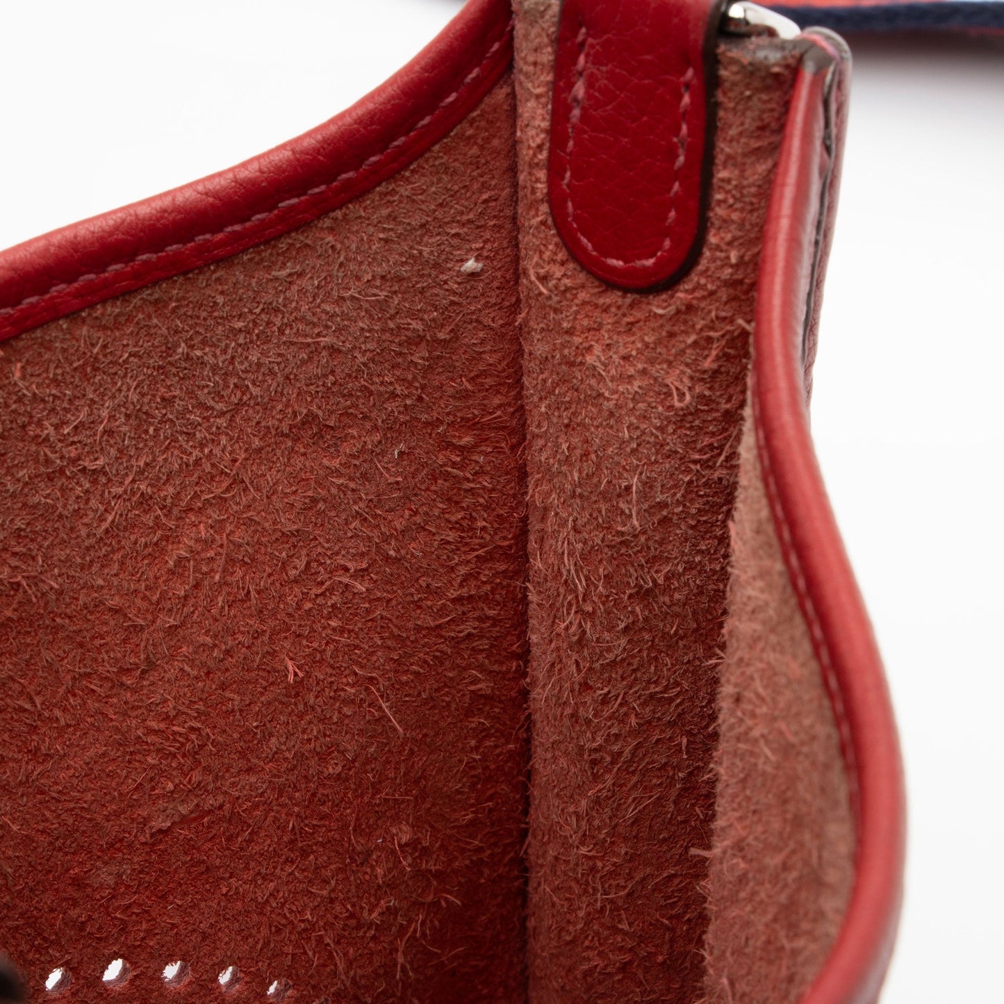 Luxury Hermes Taurillon Clemence Evelyne TPM Shoulder Bag (SHF-UsNDGA)