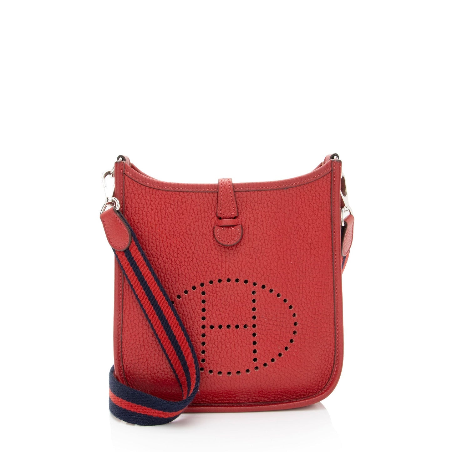 Luxury Hermes Taurillon Clemence Evelyne TPM Shoulder Bag (SHF-UsNDGA)