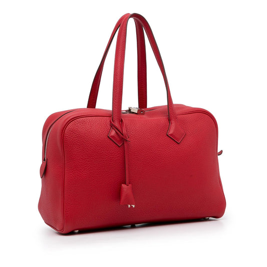 Luxury Hermes Taurillon Clemence Victoria II 35 (SHG-LjL7Rg)