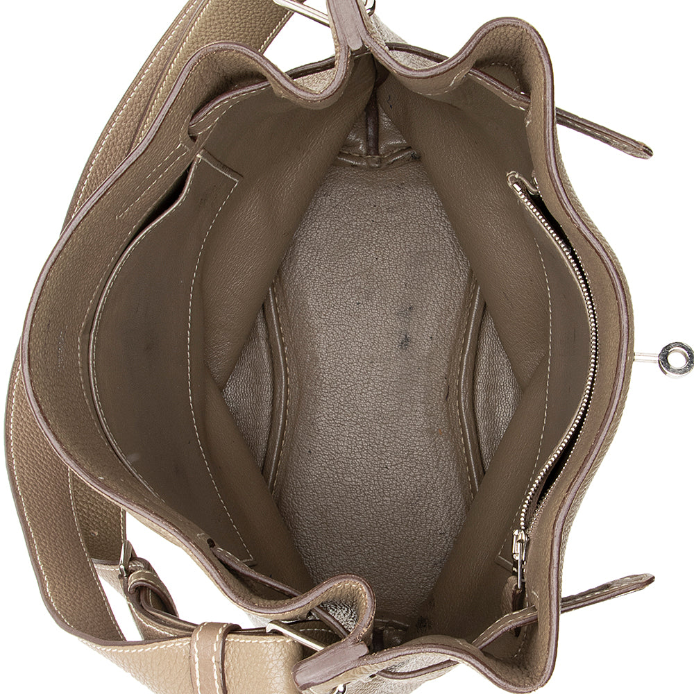 Luxury Hermes Togo Leather So Kelly 26 Shoulder Bag (SHF-20429)