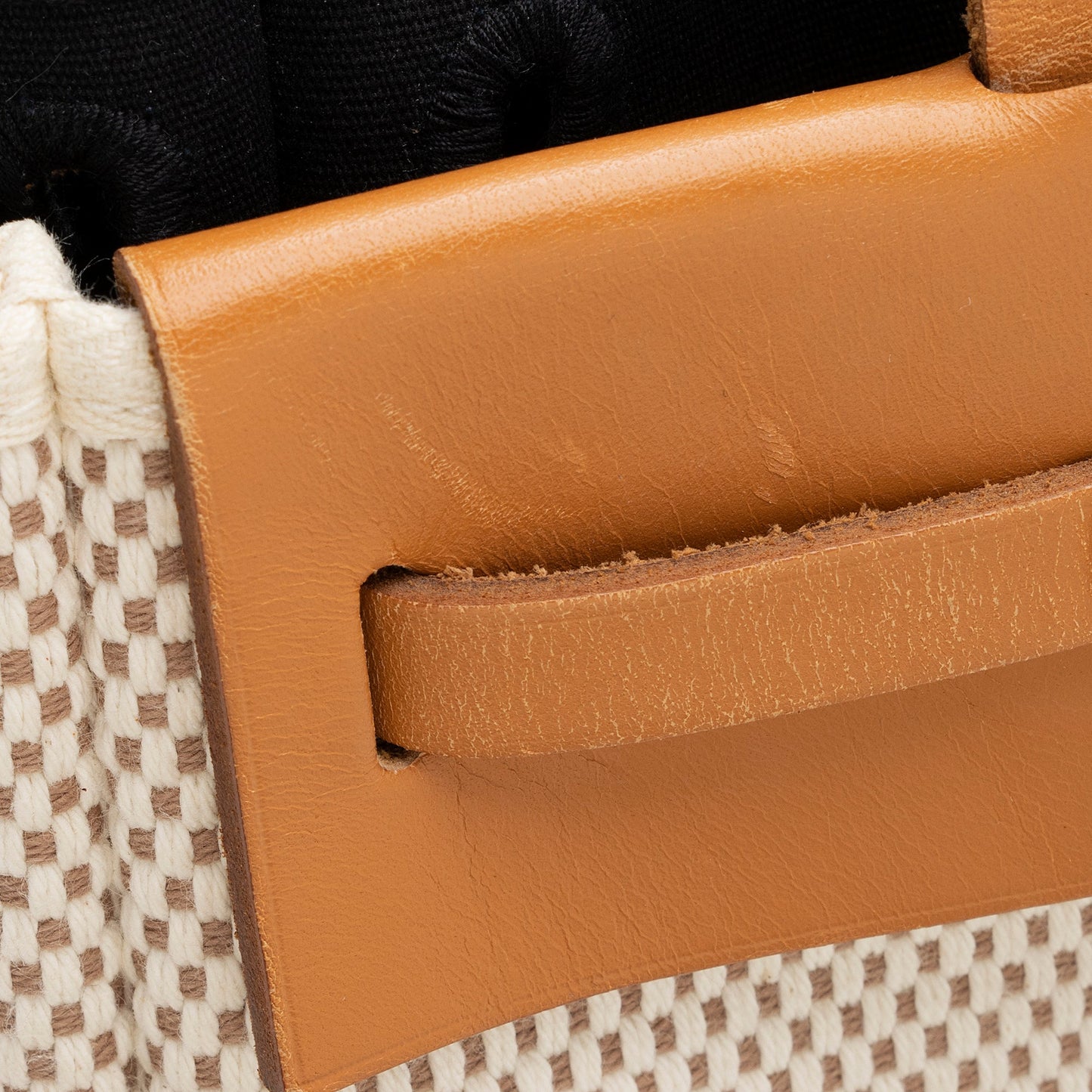 Luxury Hermes Toile Cabas Herbag PM Convertible Tote (SHF-22206)