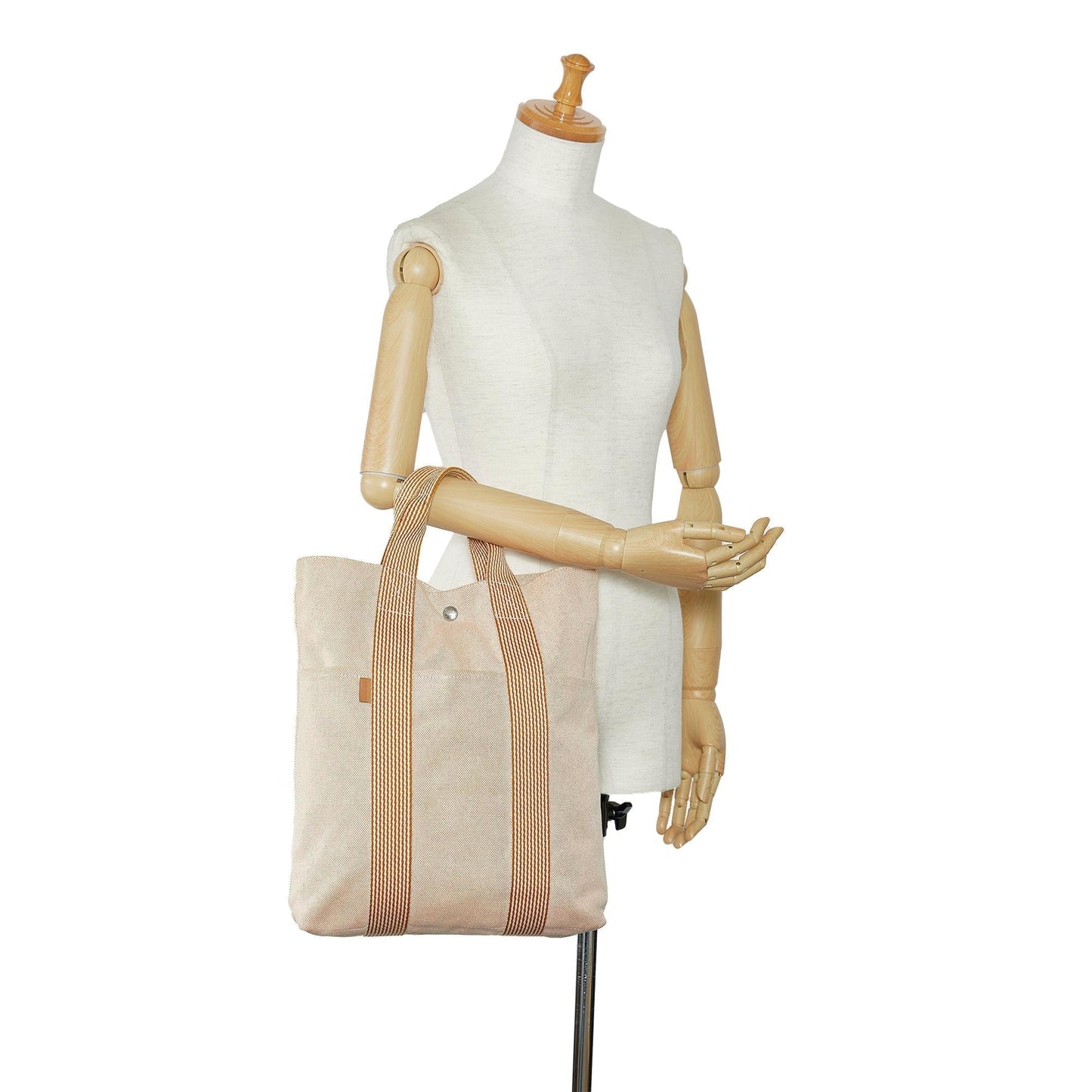 Luxury Hermes Toile Fourre Tout Cabas (SHG-1hbJZx)