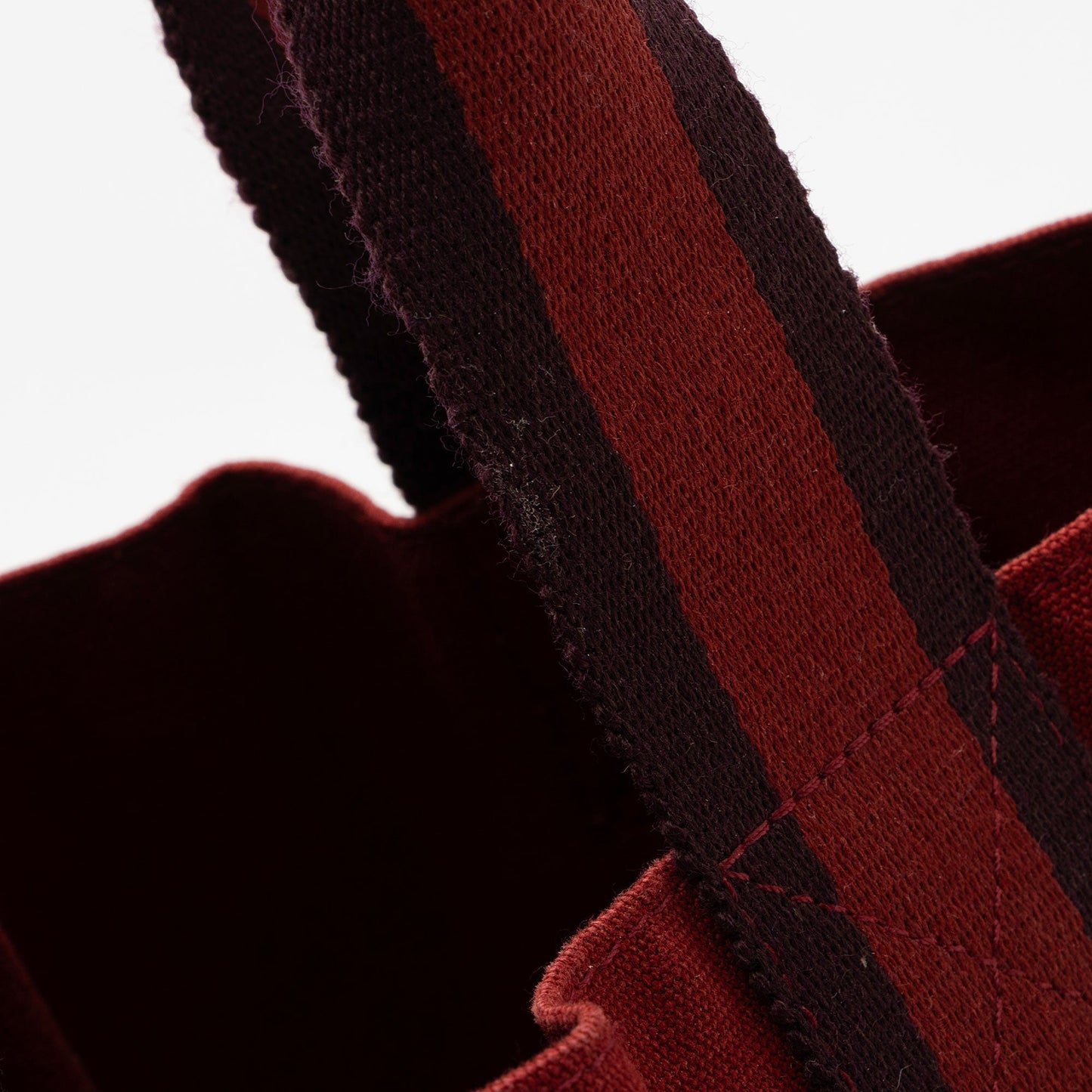 Luxury Hermes Toile Fourre Tout Shopping Tote (SHF-Cp7PyS)