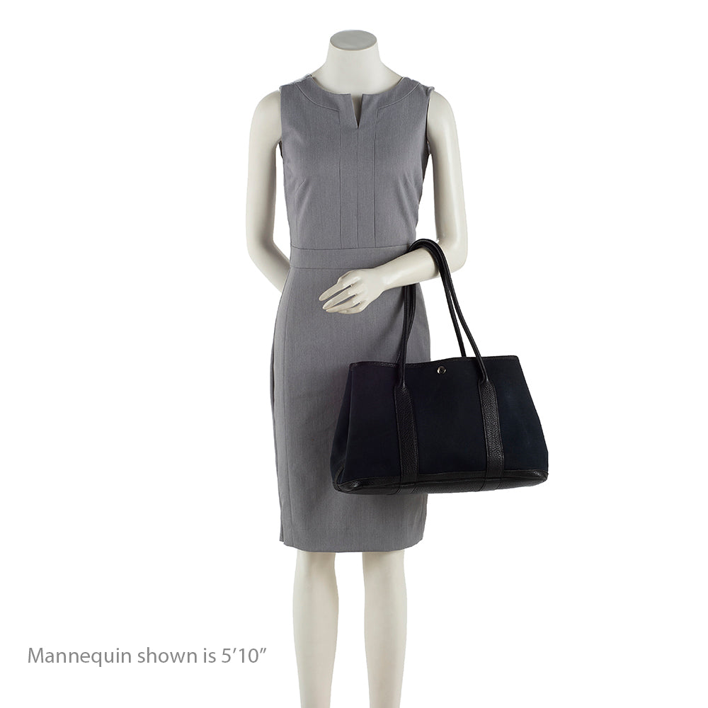 Luxury Hermes Canvas Leather Garden Party 36 Tote - FINAL SALE (SHF-18770)