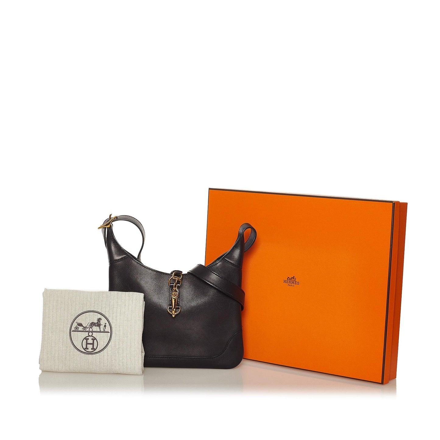 Luxury Hermes Trim Duo Leather Crossbody Bag (SHG-KZI78u)