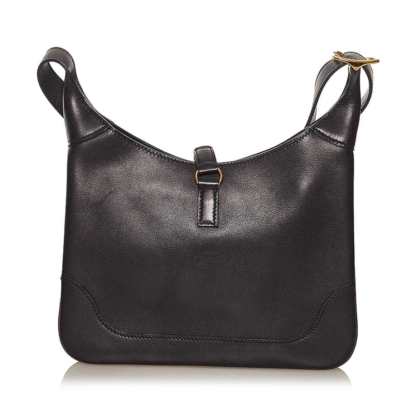 Luxury Hermes Trim Duo Leather Crossbody Bag (SHG-tlQLpo)