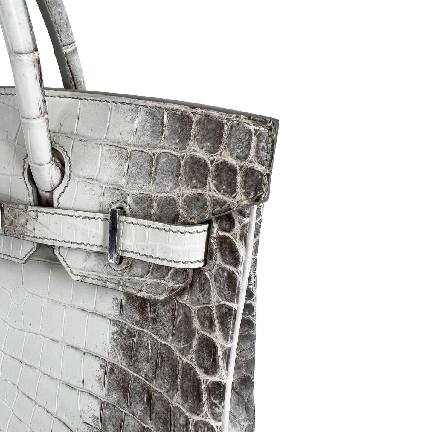 Top Quality Luxury Hermes B30 Himalaya Niloticus Croco Matte PHW designer bag