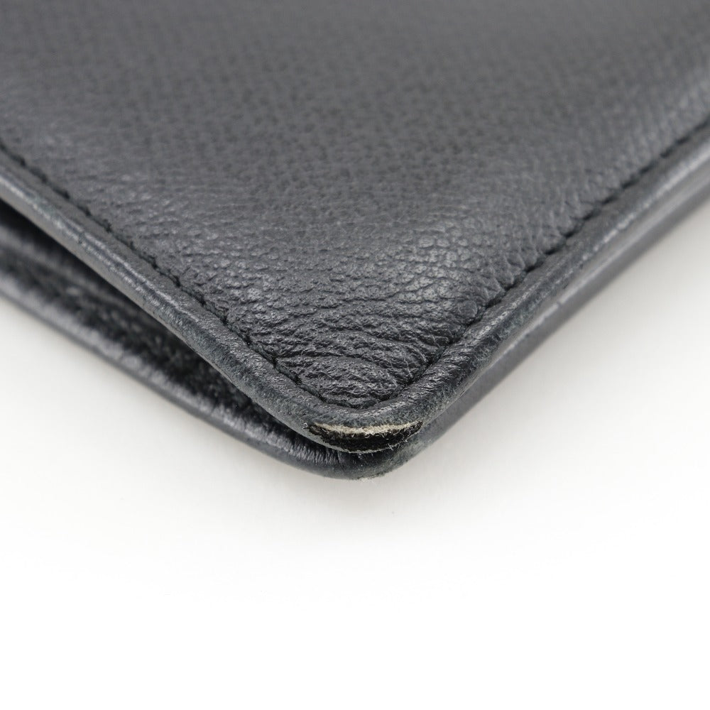 Chanel Leather Bifold Wallet Leather Long Wallet A20904 in New Condition
