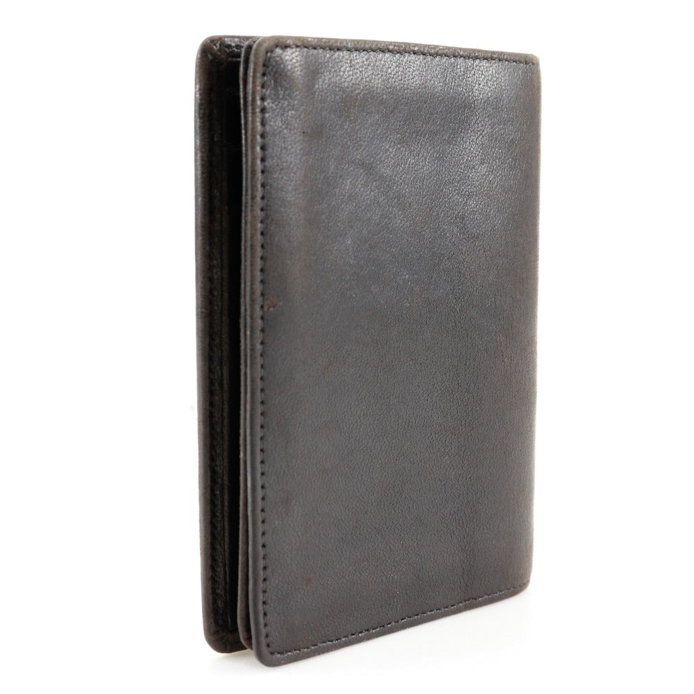 Chanel Leather Card Case Leather Business card case in New Condition