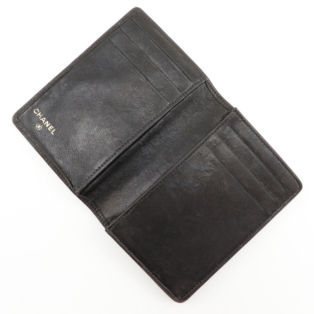 Chanel Leather Card Case Leather Business card case in New Condition